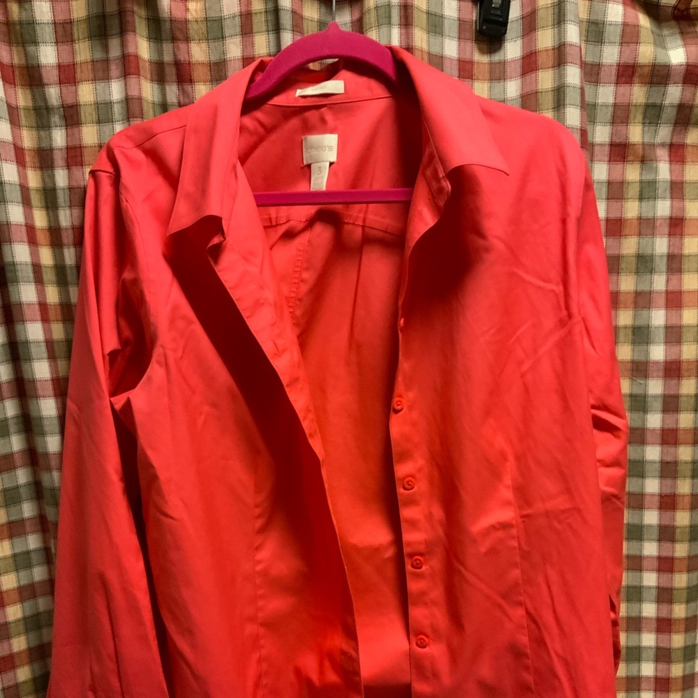 Chicos sz 3 button down.